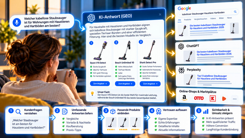 B2c Seo Geo Ki Shopping Workflow Optimierung