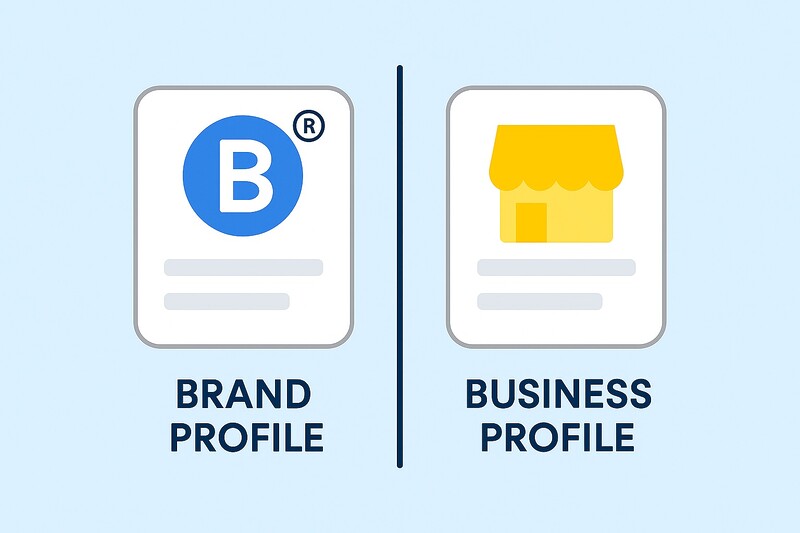 Google Markenprofil Vs. Unternehmensprofil My Business Profile Vergleich