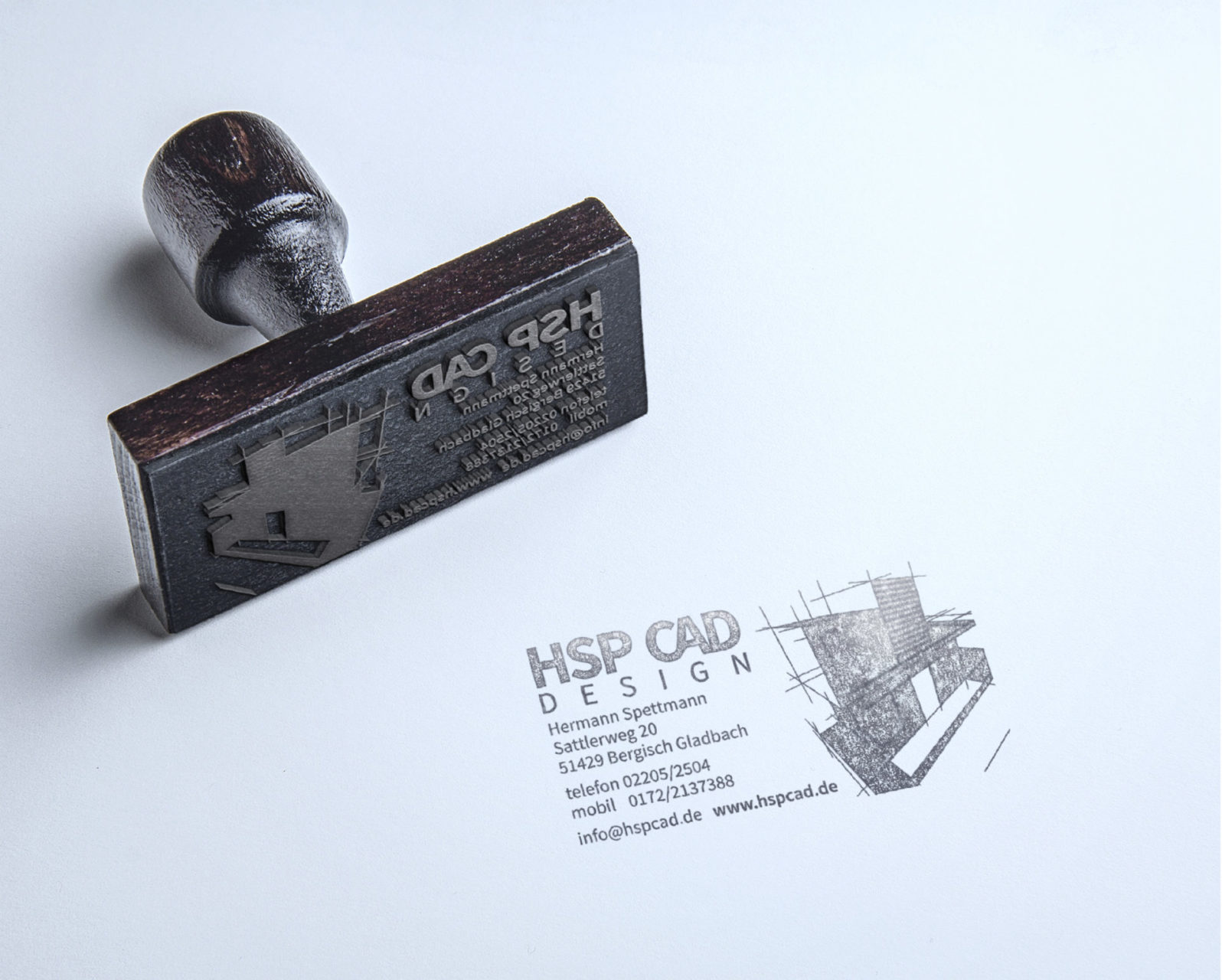 Hsp Cad Reference 3 Print Stamp Logo Design