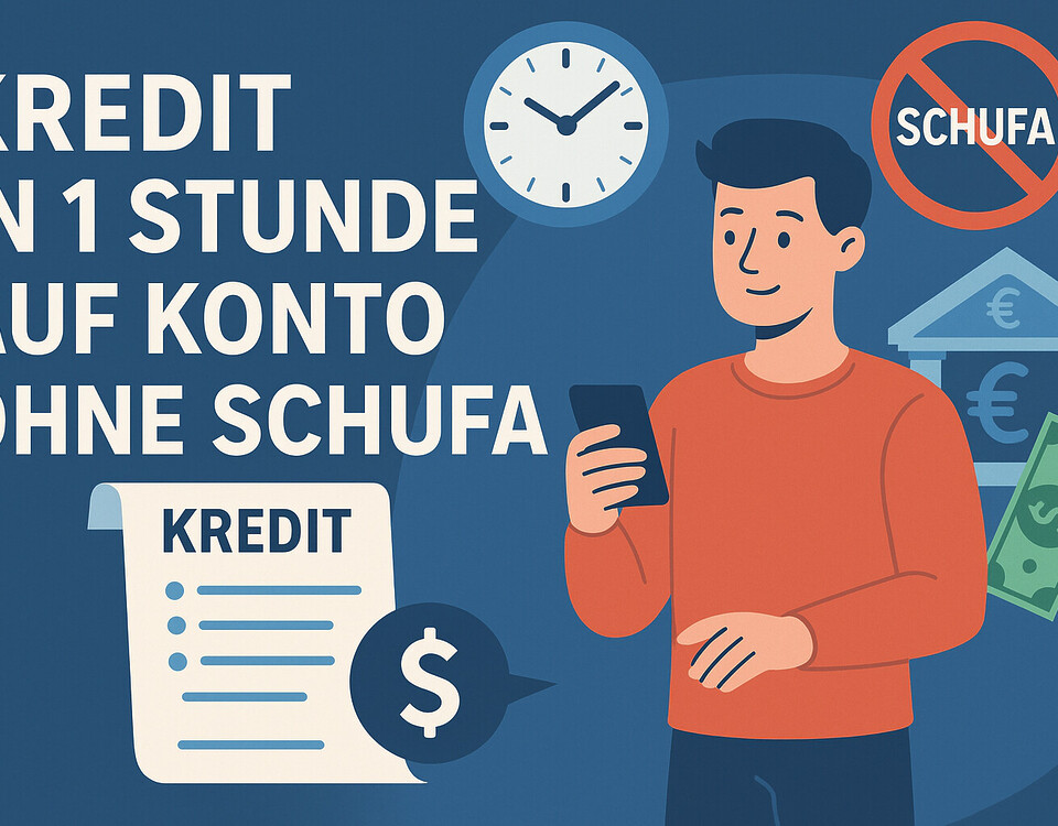 Credit In 1 Hour To Account Without Schufa