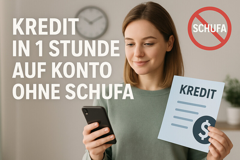Kredit In 1 Stunde Auf Konto Ohne Schufa Ohne Papierkram