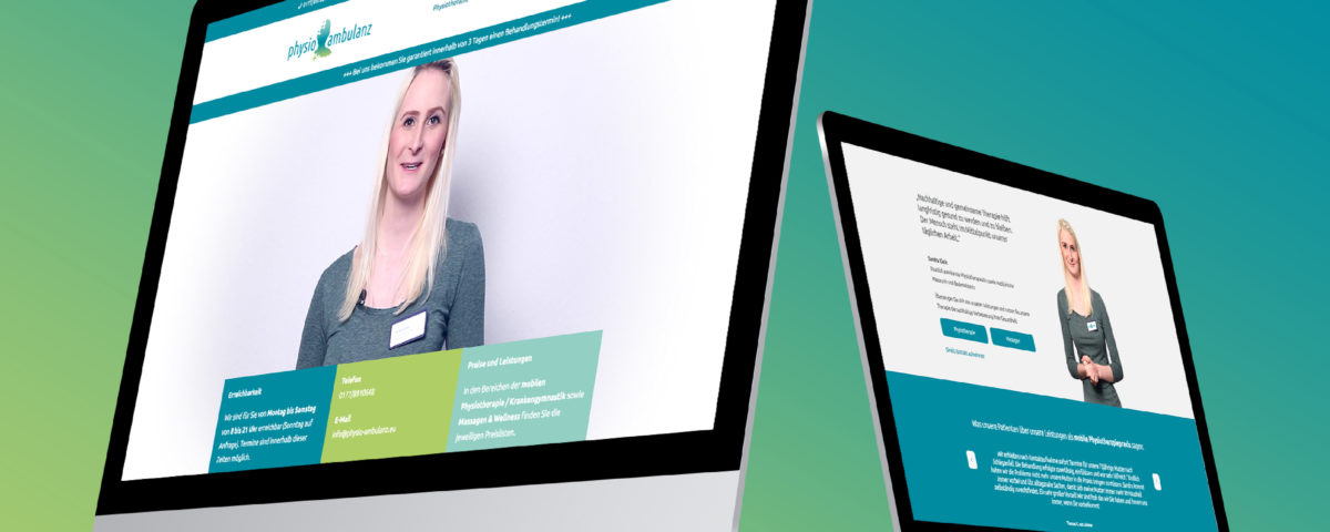 Physio Ambulanz Reference 1 Web Design