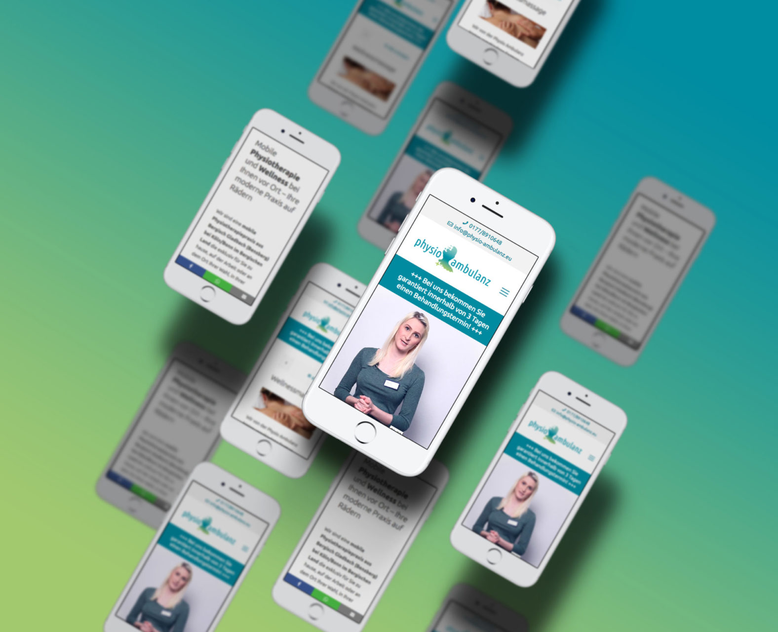 Physio Ambulanz Reference 2 Mobile Responsive Web Design