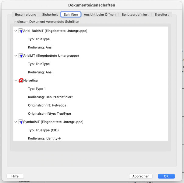 Schriften Erkennen Im Pdf Mit Adobe Acrobat Schriftart Herausfinden Pdf
