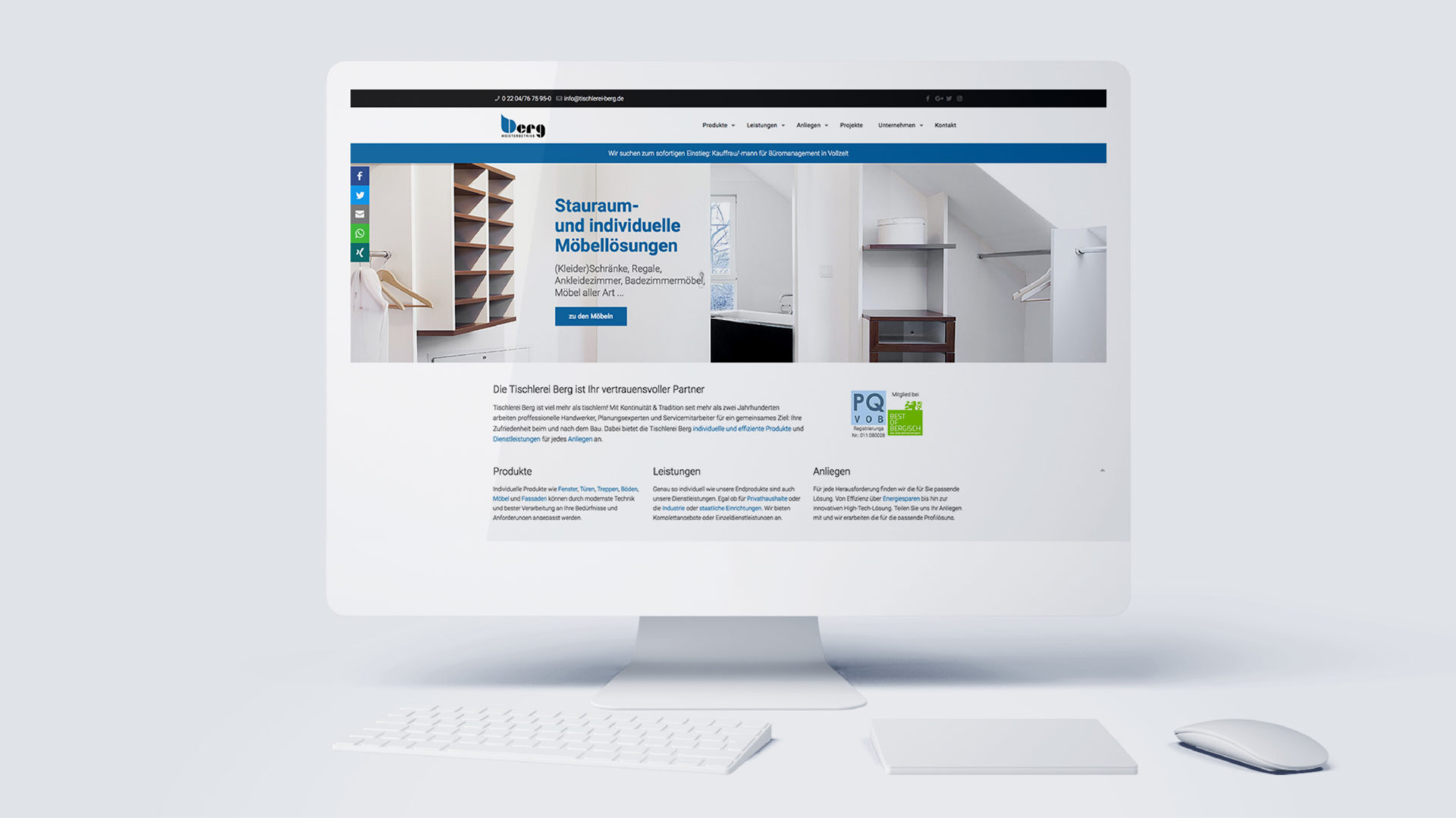 Tischlerei Berg Reference 2 Web Design