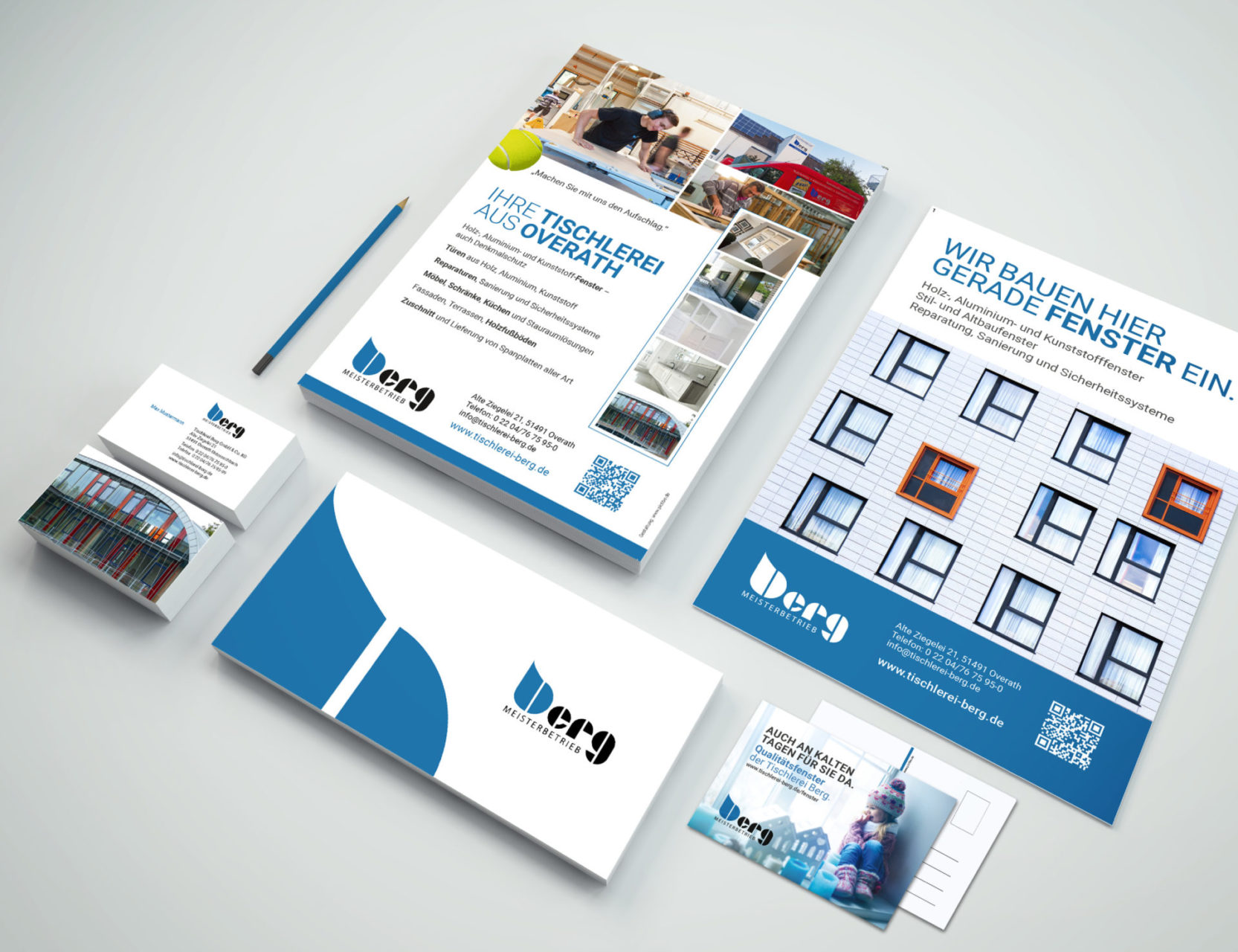 Berg Joinery Reference 5 Print Print Business Cards Letterhead Envelope Postcard Flyer