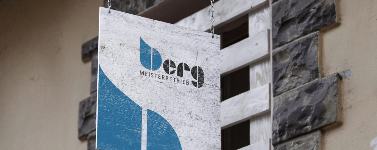 Tischlerei Berg Reference 9 Print Logo Sign