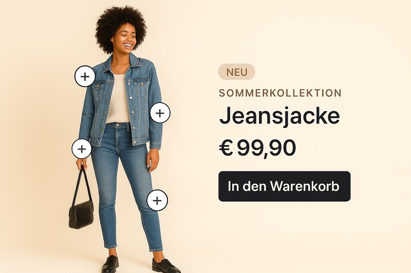 Woocommerce Bild Mit Buttons Und Kaufoption Shoppable Images Fashion Mode Mehr Umsatz Durch Inspiration