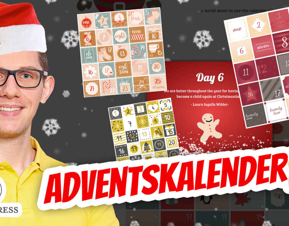 WordPress Advent Calendar WooCommerce Christmas Santa Claus Calendar Snow