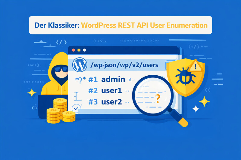 Wordpress Rest Api User Enumeration Passwort Vergessen Benutzer Zuruecksetzen