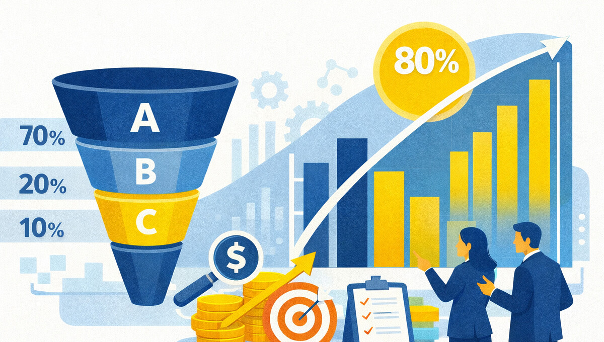 Abc Analyse Umsatz Relevanz Verkaufszahlen Menge Marge