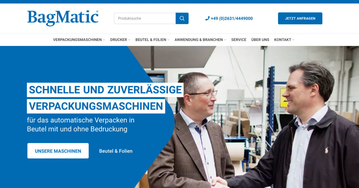 Bagmatic Verpackungsmaschinen