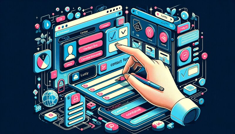 Elementor Kontakt Formular Erstellen Bauen Divi WordPress Formulare