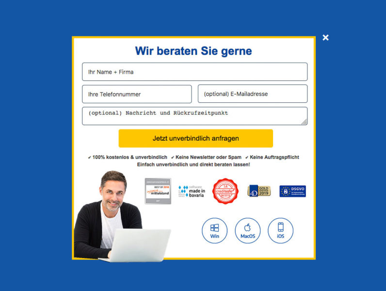 Event Popups Exit Intent Beispiele Plugin Php WordPress Woocommerce Agentur