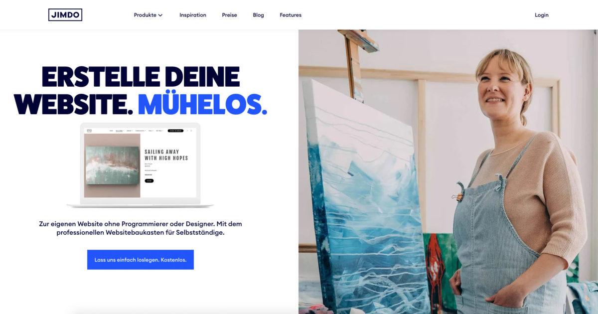 Homepage Baukaesten Jimdo Creator Jimdo Dolphin