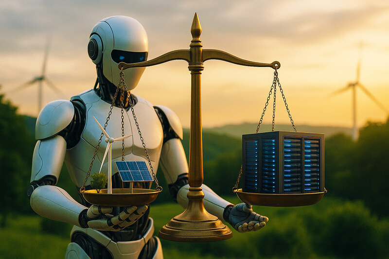 Ki Ai Energie Strom Rechenleistung Rechenzentrum Nachhaltigkeit Umweltschutz Kuenstliche Intelligenz Nachhaltig Nutzen