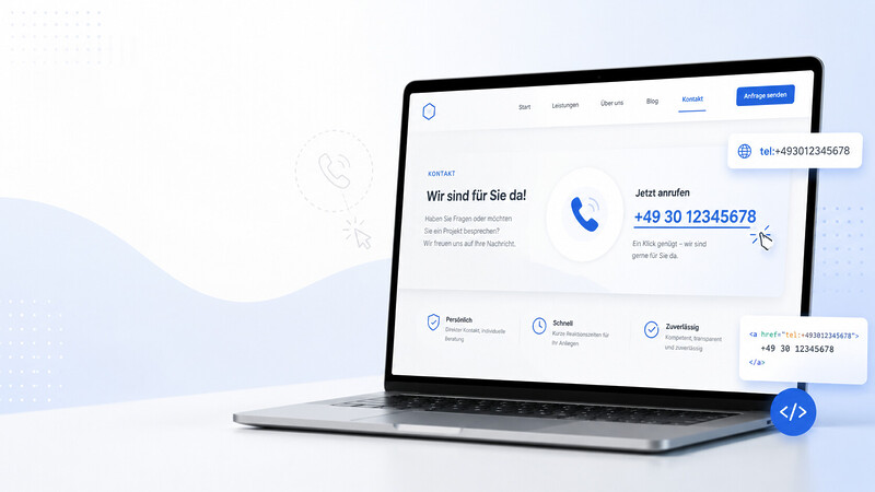 Klickbare Telefonnummer