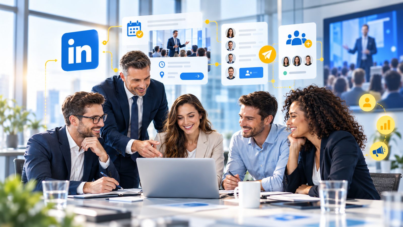 LinkedIn Event bewerben – Einladungen versenden und Teilnehmer für B2B Veranstaltungen gewinnen