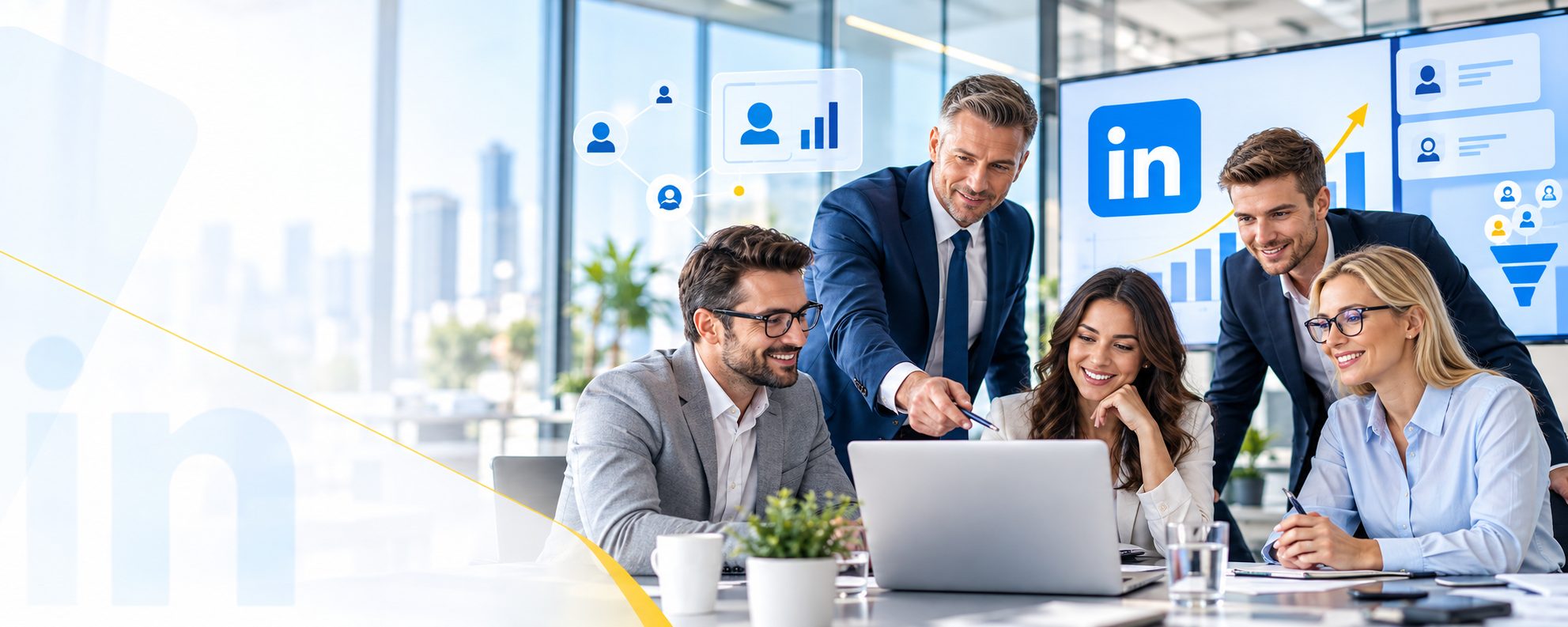 LinkedIn Marketing für Unternehmen – B2B Leads und Sales mit Strategie und Beratung der Agentur