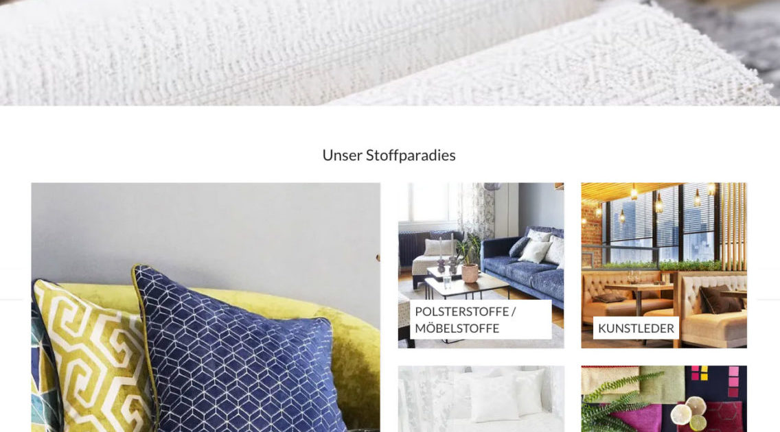 Moebelstoffparadies Woocommerce Shop Entwicklung Wordpress Ecommerce