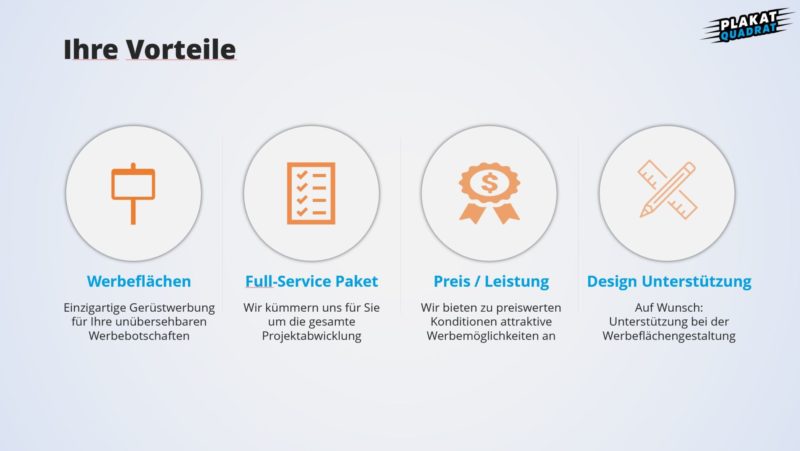 Plakatquadrat Plakat Vorteile Kunden Plakatquadrat Plakat Vorteile Kunden