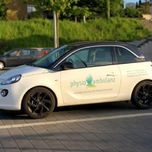 Sandra Klein Physiotherapy Vehicle Lettering Advertising Technology Bergisch Gladbach