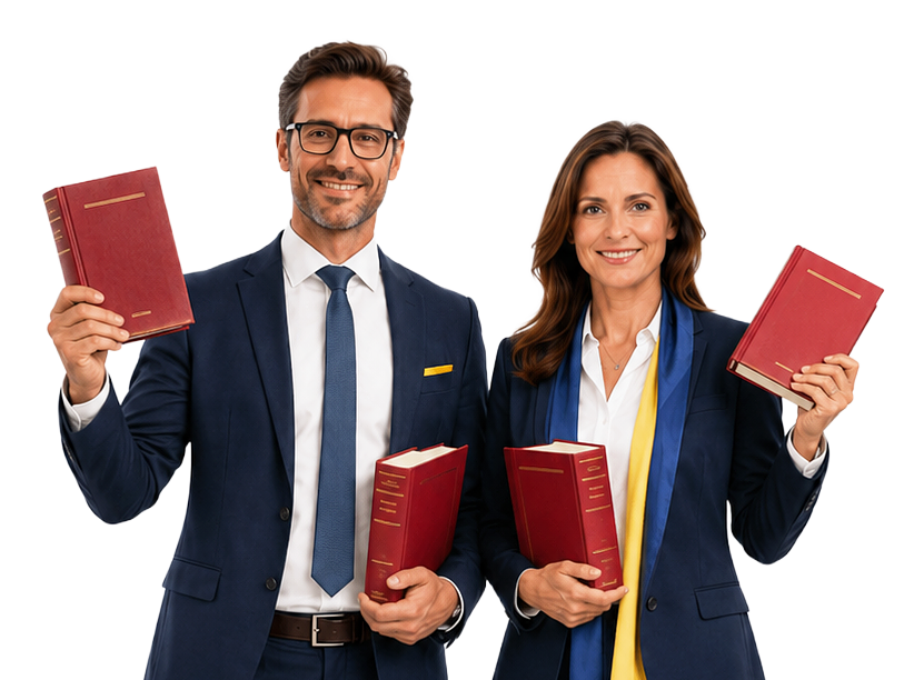 Tax advisor team with specialist literature