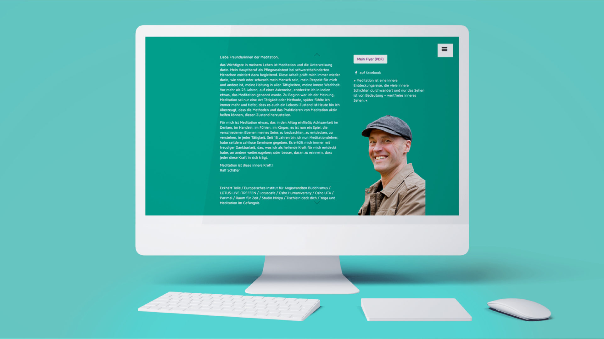World of Meditation Reference 6 Web Design