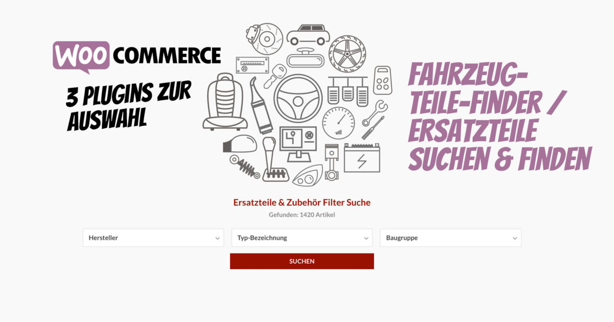 Woocommerce Fahrzeugteile Finder Ersatzteile Suchen Finden