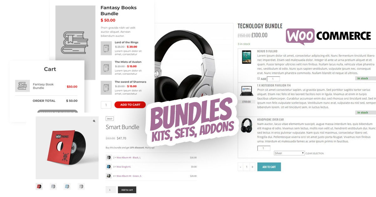Woocommerce Produkt Bundles Produktpakete Plugin Kits Sets Addons