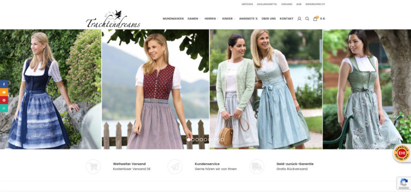 Woocommerce Shop Trachtendreams Schnittstelle Onlinemarketing Woocommerce Shop Trachtendreams Schnittstelle Onlinemarketing