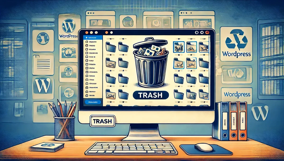 Wordpress Mediathek Papierkorb Geloeschte Bilder Dateien Aktivieren