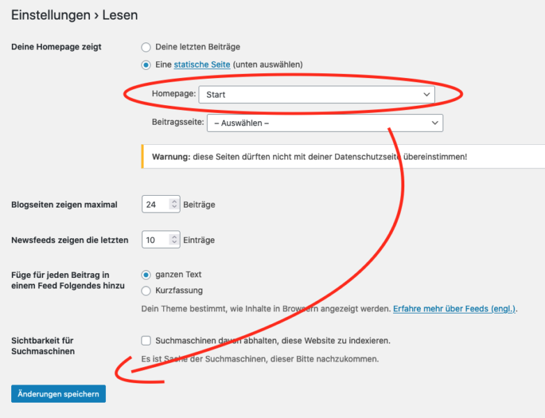 Wordpress Startseite Festlegen WordPress Startseite Aendern Divi Elementor